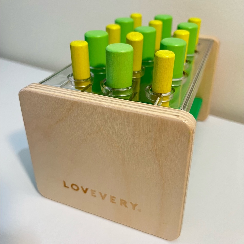 Lovevery wooden posting stand!